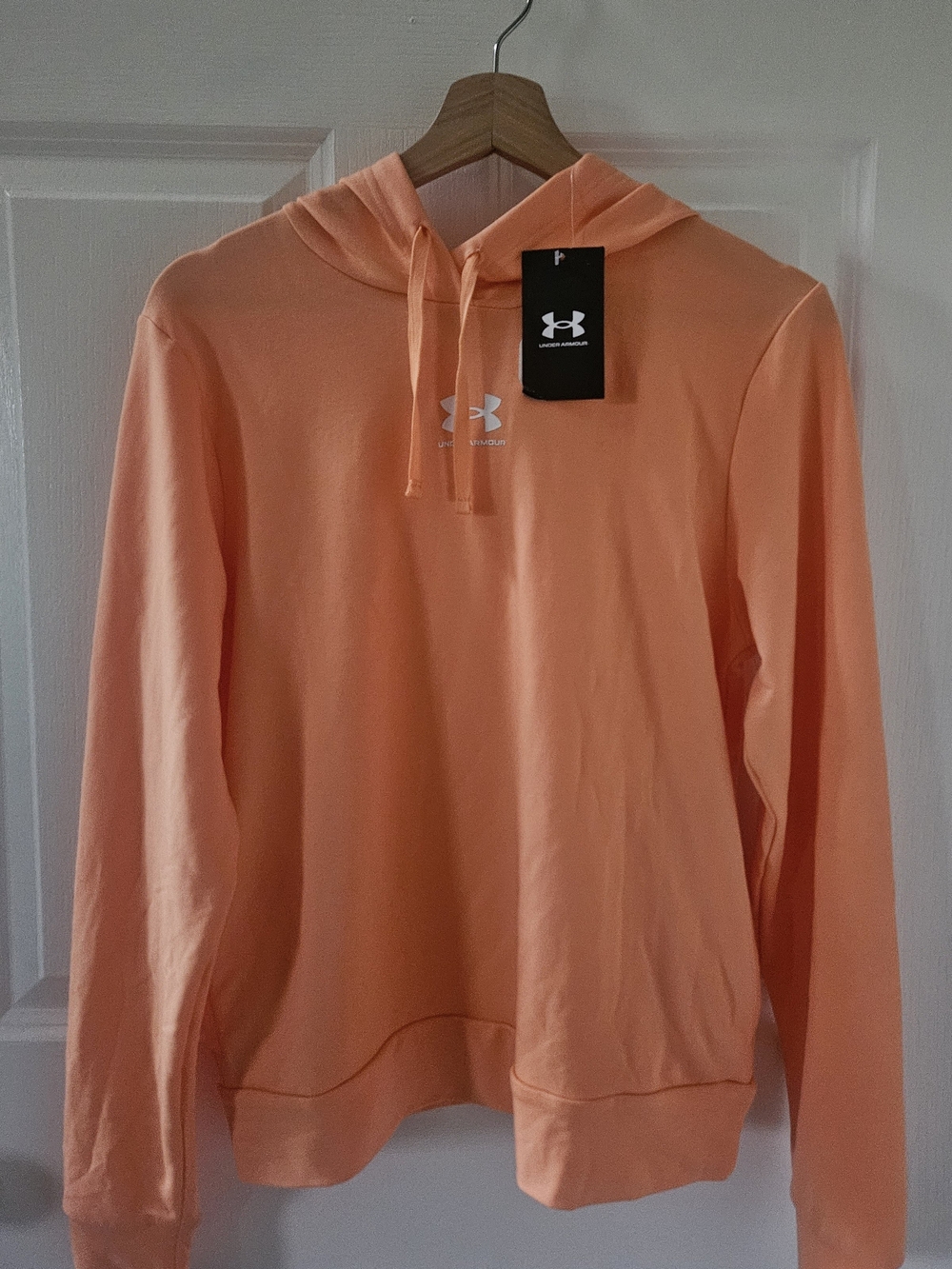Under Armour Womens Orange/Peach Hooded Sweatshirt